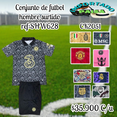 Conjunto de futbol hombre surtido ref:SHW628