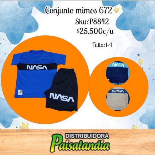 Conjunto Mimos T. 1-4 ref. 672 (UND)