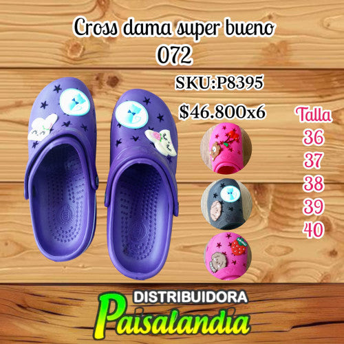 Cross dama super bueno talla 36-40 072 (SOLO VENTA X 6 UNIDADES)