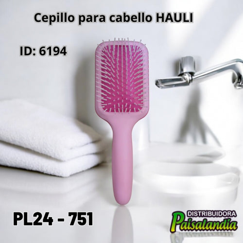 Cepillo para cabello HAULI PL24-751 24x10 cm (UND)