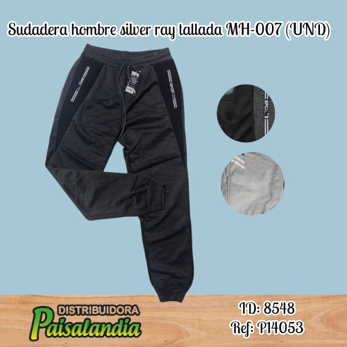 Sudadera hombre silver ray tallada MH-007 (UND)