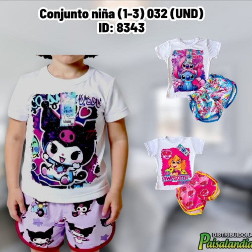 Conjunto niña (1-3) 032 (UND)