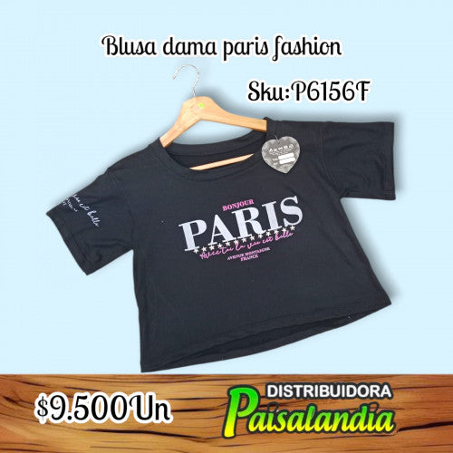 Blusa dama paris fashion girl