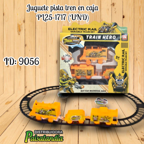 Juguete pista tren en caja PL25-1717 (UND)