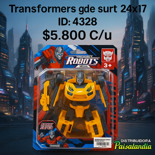 Juguete Transformers grandes modelos surtidos SG-547 (UND)