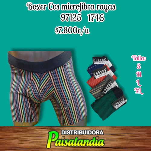 Boxer CVS microfibra surtido 97125 talla (S/M/L/XL)