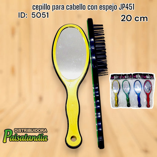 cepillo para cabello con espejo JP451 (UND)