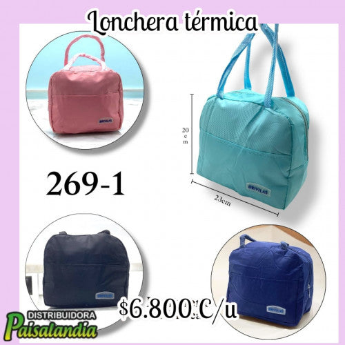 Lonchera térmica fondo entero 269-1 (UND)