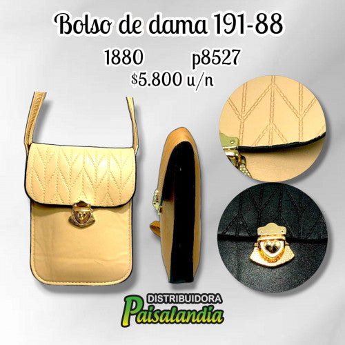 Bolso de dama fino marcado 191-88 (UND)