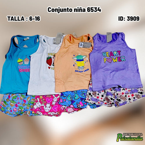 Conjunto niña 6534 (UND)