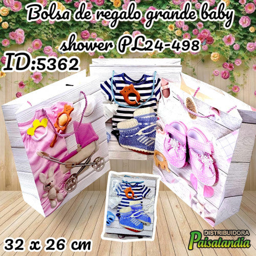 Bolsa de regalo grande baby shower PL24-498 (DC)