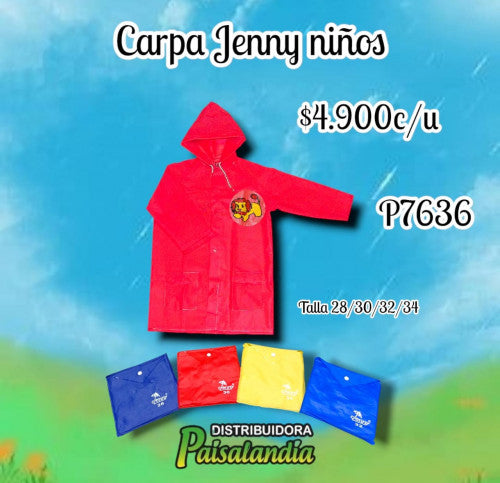 Carpa jenny niños