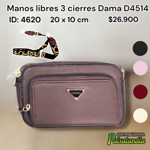 Manos libres 3 cierres dama D4514 (UND)