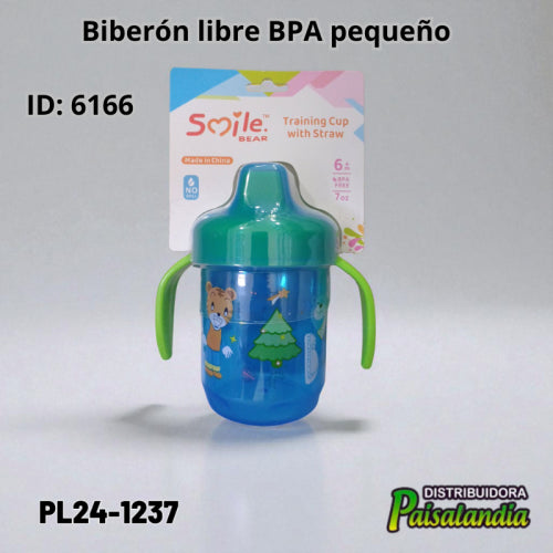 Biberón libre BPA pequeño PL24-1237 13x12 cm (UND)