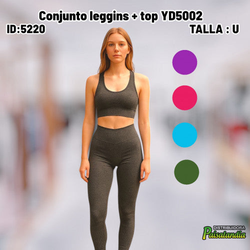 Conjunto leggins + top YD5002 (UND)