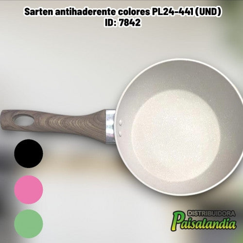 Sarten antihaderente colores PL24-441 (UND)