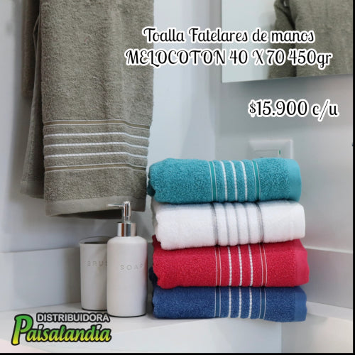 Toalla Fatelares de manos MELOCOTON 40 X 70 450gr