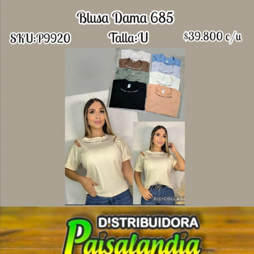 blusa dama 685 (UND)