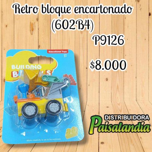 Retro bloque encartonado (602B4) (UND)