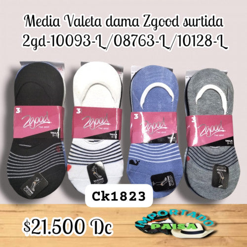 Media Valeta dama Zgood surtida 2GD-10093-L/08763L/10128-L