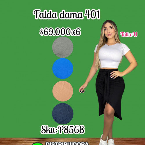 Falda dama 401 x 6