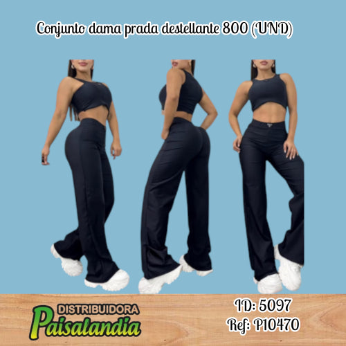 Conjunto dama prada destellante 800 (UND)