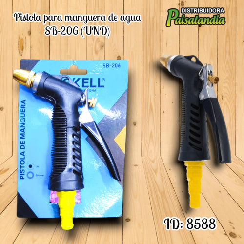 Pistola para manguera de agua SB-206 (UND)