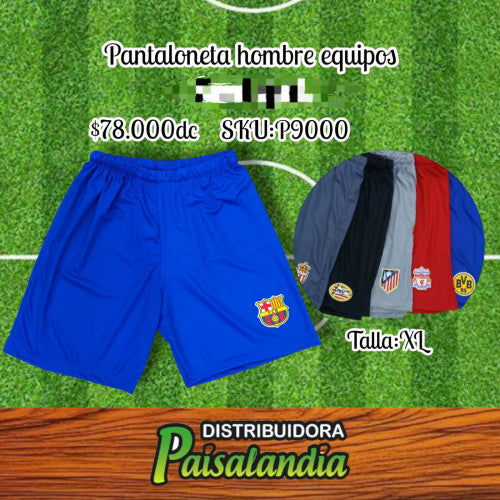 Pantaloneta hombre equipos XL (carol sport) (DC)