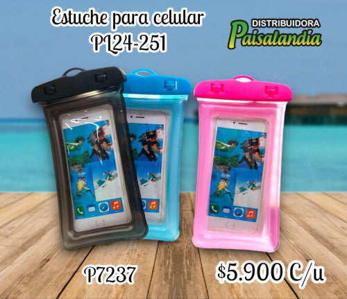 Estuche para celular colores surtidos PL24-251 (UND)