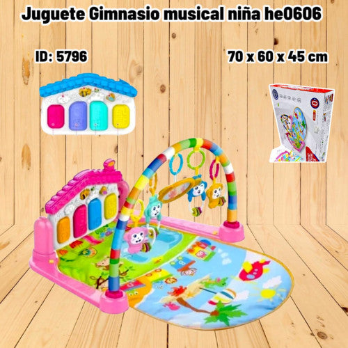 Juguete Gimnasio musical niña he0606 (UND)