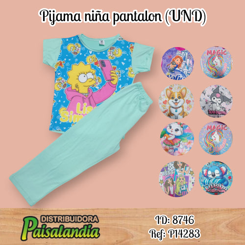 Pijama niña pantalon (UND)