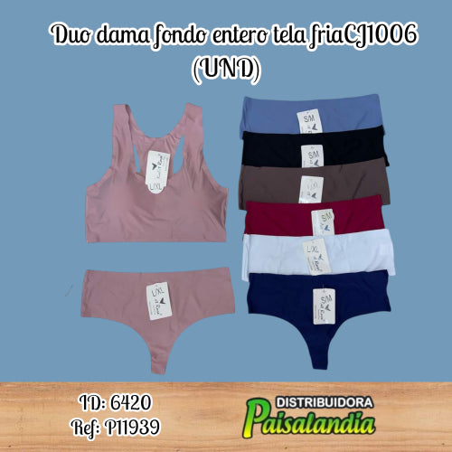 Duo dama fondo entero tela friaCJ1006 (UND)