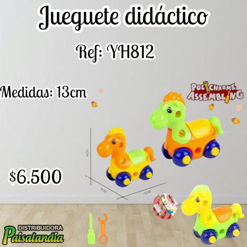 Juguete didáctico animales YH812-LOC (UND)