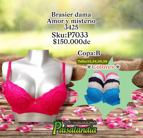 Brasier dama Amor y misterio 3425