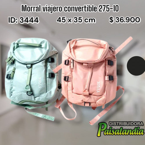 Morral viajero convertible 275-10 (UND)