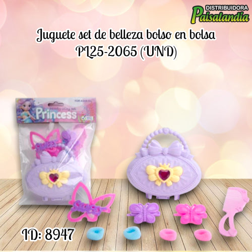 Juguete set de belleza bolso en bolsa PL25-2065 (UND)