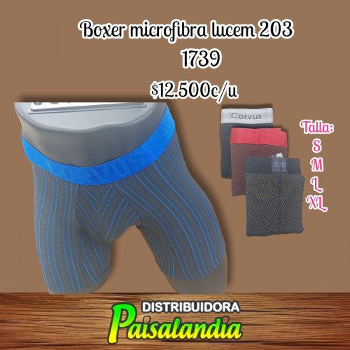 Boxer CORVUS microfibra luccem 203 talla (S/M/L/XL)