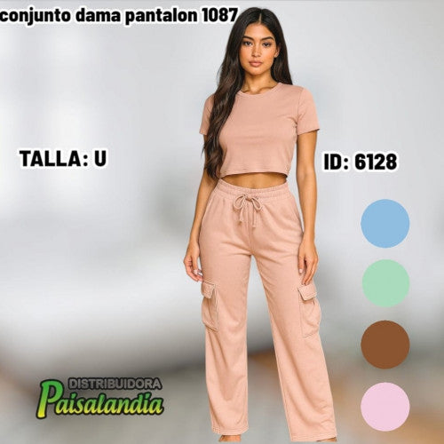 conjunto dama pantalon 1087 (UND)