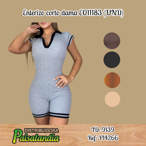Enterizo corto dama E011183 (UND)