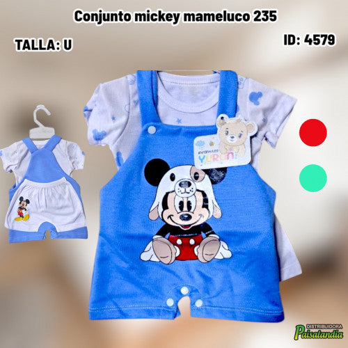 Conjunto mickey mameluco 235 (UND)