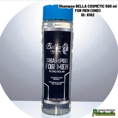 Shampoo BELLA COSMETIC 500 ml FOR MEN (UND)