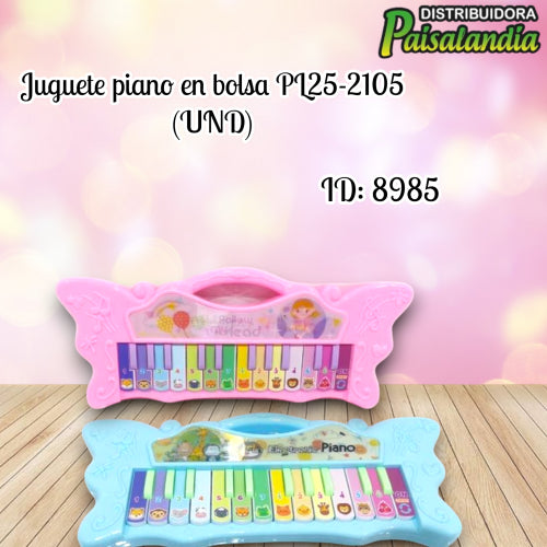 Juguete piano en bolsa PL25-2105 (UND)