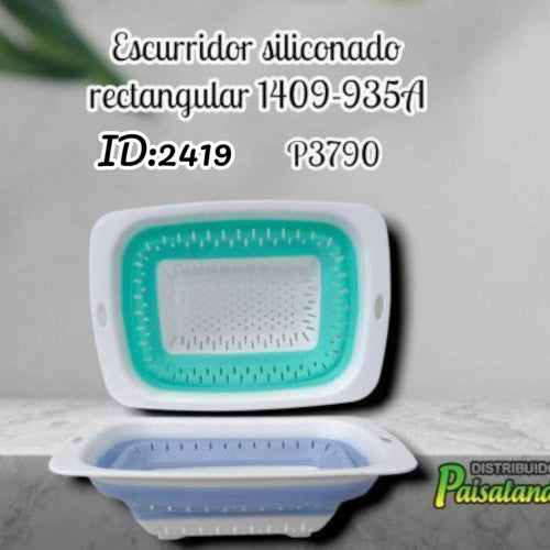 Escurridor siliconado rectangular 1409-935A (UND)