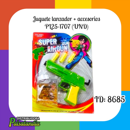Juguete lanzador + accesorios PL25-1707 (UND)