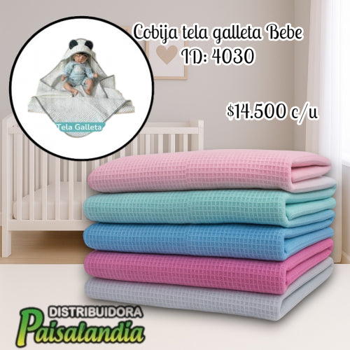 cobija tela galleta Bebe (UND)