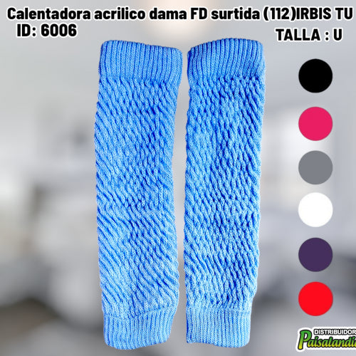 Calentadora acrilico dama FD surtida (112)IRBIS TU (DC)