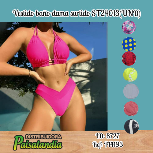 Vestido baño dama surtido ST24013(UND)