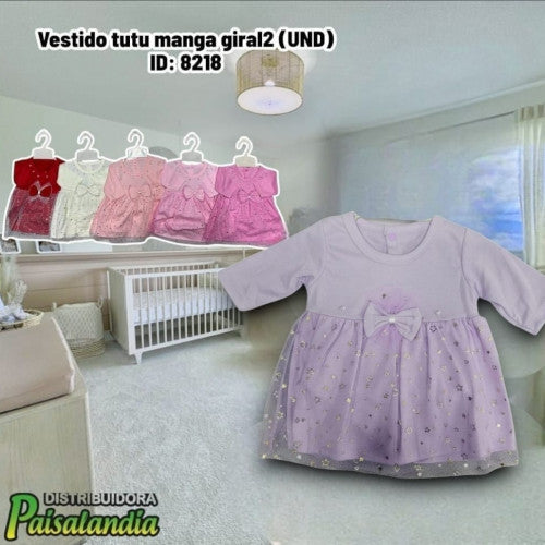 Vestido tutu manga giral2 (UND)