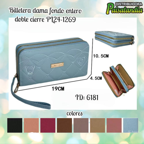 Billetera dama estampada PL24-1269 (UND)
