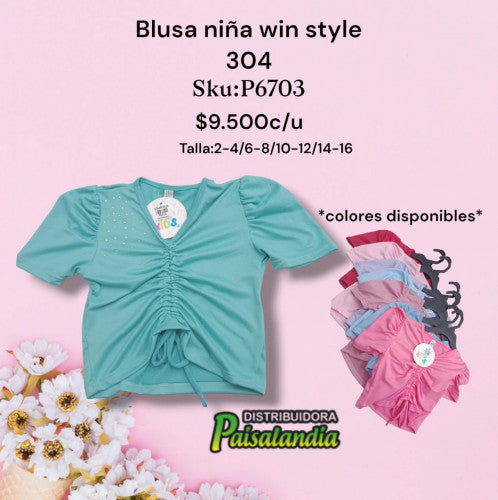 Blusa de niña 304 (UND)